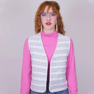 'Borderline' Handwoven Wedding Dress Jacket